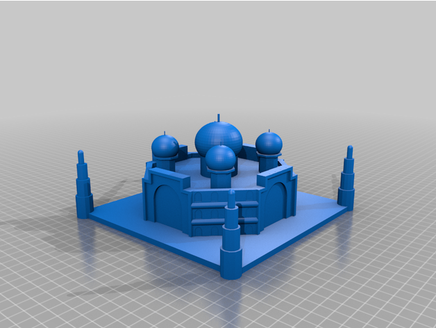 taj mahal Rey Jorge iii 3D print model - Mito3D