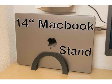 14 macbook Pro estante soporte mrlnwbr 3d print model - Mito3D