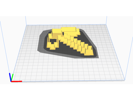 minecraft pickaxe cookie cutter -funky- 3d print model - Mito3D