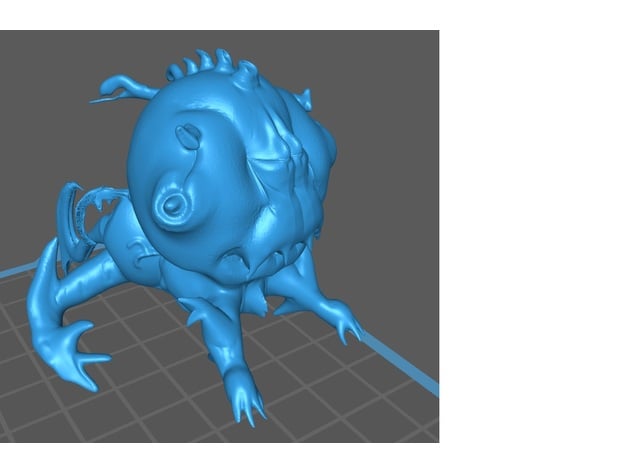 litle monster h0ll01 3D print model - Mito3D