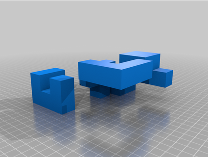 base puzzle cube Josuérapine 3d print model - Mito3D