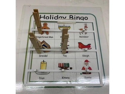 clothes pin bingo frame loretod 3d print model - Mito3D