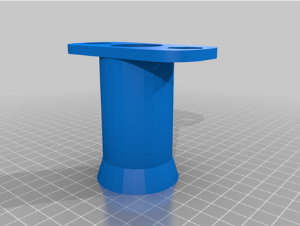 mounting bracket hexalenses sockser 3d print model - Mito3D