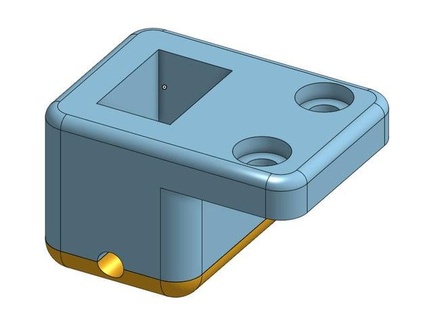 t-slot aluminum extrusion frame 20mm - rocker switch mount box rjmcvey2013 3d print model - Mito3D