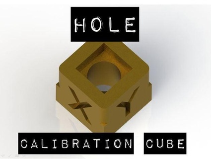 hole calibration cube all-in-one moesi1985 3d print model - Mito3D