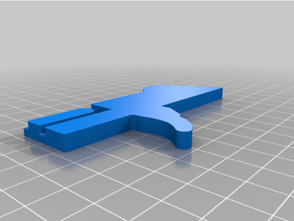 rubber band gun resilient trigger oktkas 3d print model - Mito3D