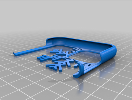 iphone 11 pro snowflake case prusafanatic 3d print model - Mito3D