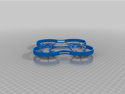 frame protection drone fpv eachine novice 3 creazyrider 3d print model - Mito3D