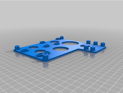 btt octopus v11 e5+ mount mikal l 3d print model - Mito3D