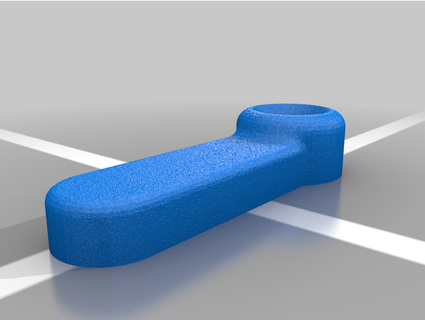 Led şerit Kulp destek Teşekkürler 3d print model - Mito3D