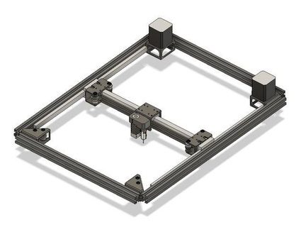 corexy plotter Sediada núcleo sólido 3d impressora Shane Hooper 3d print model - Mito3D