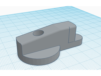 simple rotating door lock williamvanloenen 3d print model - Mito3D