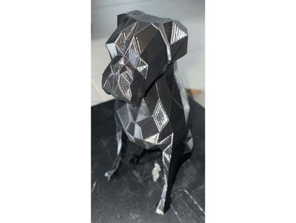 boxer poli cão reparado 6ko 3d print model - Mito3D