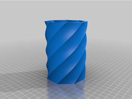 twisted pot imartin3d 3d print model - Mito3D