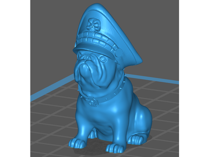 komiser bulldog alvarosg 3d print model - Mito3D