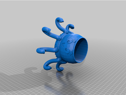 multi tâche poulpe emanuel Chmielowski 3d print model - Mito3D