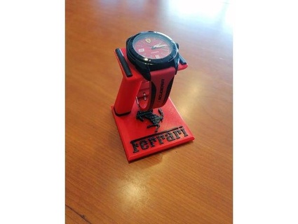 ferrari watch stand ruiaxe 3d print model - Mito3D