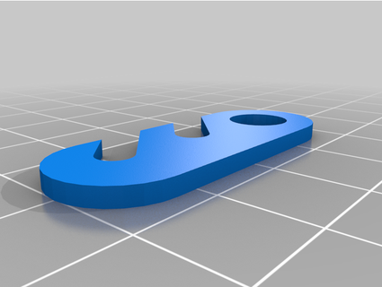cable loop hook leofuehringer 3d print model - Mito3D