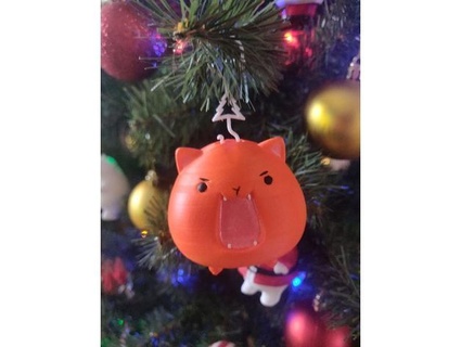 christmas ornament - cute angry tiger 2022 ny symbol ioexception22 3d print model - Mito3D