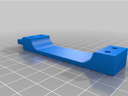 ahşap demiryolu katlama köprü 1mm yüksek küçük köstebek 3d print model - Mito3D
