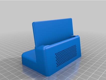 iphone charging stand deculver 3d print model - Mito3D