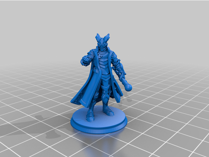 warforged artificer wizard james27t 3d print model - Mito3D