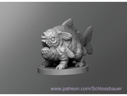 piranha pig schlossbauer 3d print model - Mito3D