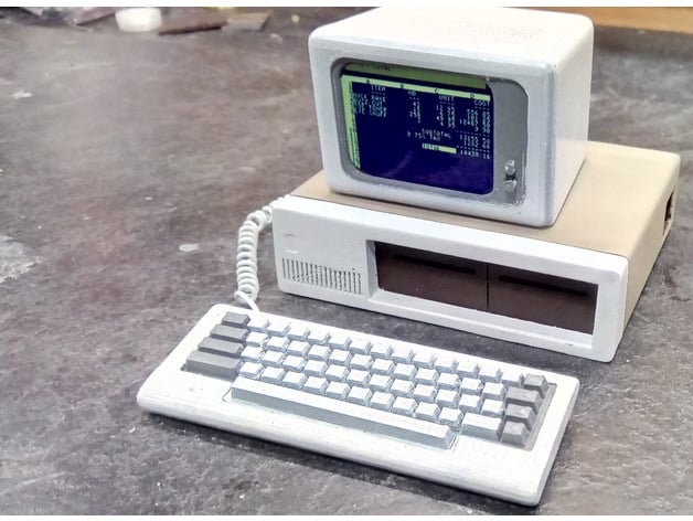 ibm pc xt mini alto calibro 3D print model - Mito3D