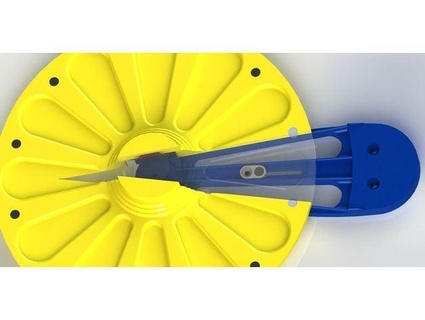flsun sr horizontal spool holder magnetic brake - porte bobine horizontale frein magn tique maspat 3d print model - Mito3D
