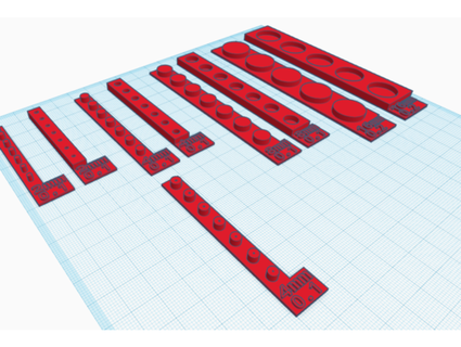 verticale Publier trou tolérance tests renrip 3d print model - Mito3D