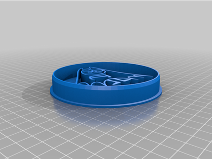 aquabat cookie cutter polymertoad 3d print model - Mito3D