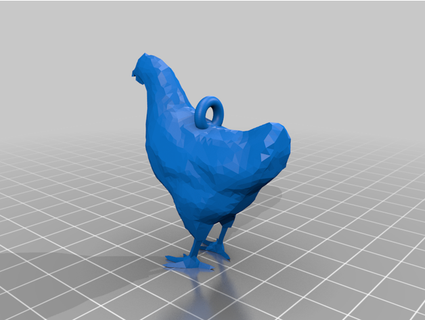 chicken christmas ornament austinmeck 3d print model - Mito3D