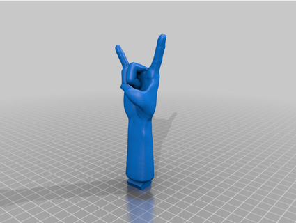 Rocha filamento guia poxil 3d print model - Mito3D