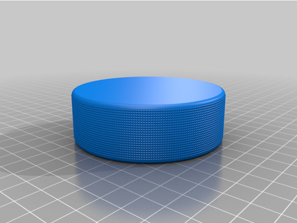 hockey disco textura c 3d print model - Mito3D