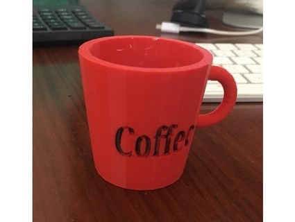 coffee shot cup icould 3d print model - Mito3D