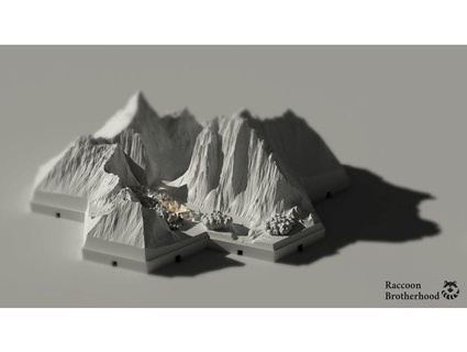 segone mountain village free tile cadage 3d print model - Mito3D