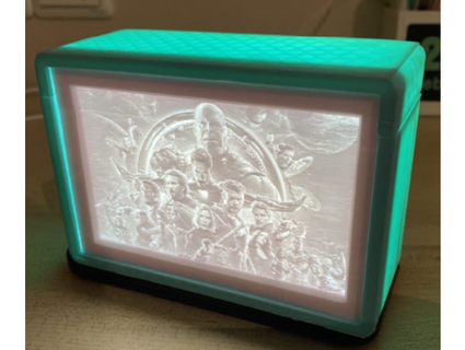 lithophane lightbox desktopinventions 3d print model - Mito3D