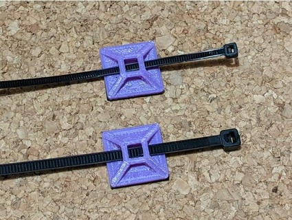 câble attacher base poire 3d print model - Mito3D