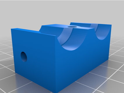 suporte conector Duplo panneau solar pena 3d print model - Mito3D