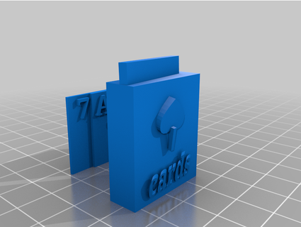 Deck Karten Dorfwissenschaft 3d print model - Mito3D