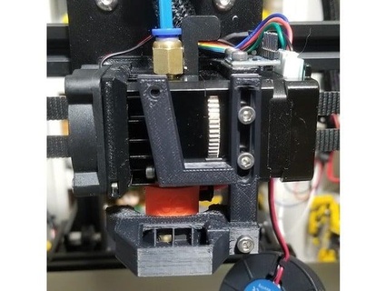 biqu h2 5015 Ventilator montieren Leitung willywidget 3d print model - Mito3D