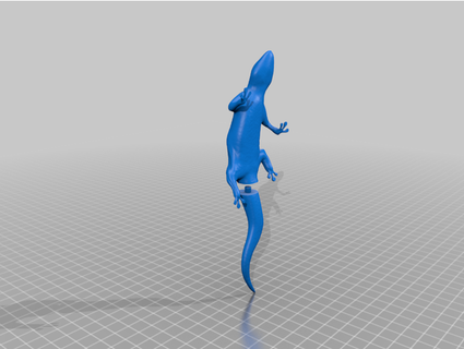 white-tailed lizard sotc agginubon 3d print model - Mito3D