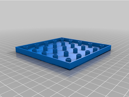 5x5 led cube soldering jig hepaestus 3d print model - Mito3D