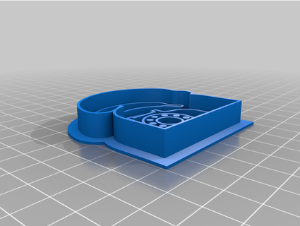 banana phone cookie cutter leachim2k 3d print model - Mito3D