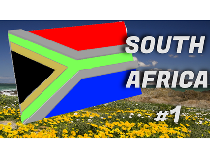 south africa flag southafricaisthebestcountry 3d print model - Mito3D