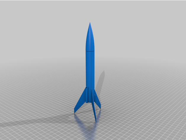 modelo cohete 3D print model - Mito3D