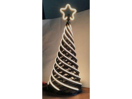 Led iplik Noel ağaç uyuyan 3d print model - Mito3D