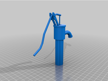 classic handle pump 8j4rn3 3d print model - Mito3D