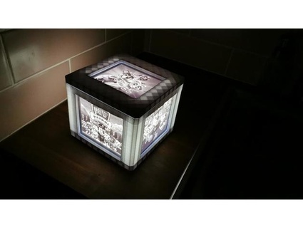 pata patrulla litofano caja flash85 3d print model - Mito3D