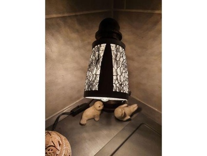 abajur Voronoi stil süt 3d print model - Mito3D